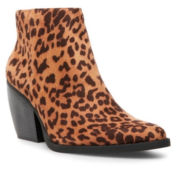 Leopard Madden Girl Women's Klicck Ankle Boot 7 1/2 - Picture 2 of 5